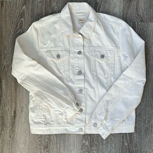Gap 1969 Icon Denim Jacket in Chalk *